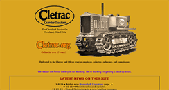 Desktop Screenshot of cletrac.org