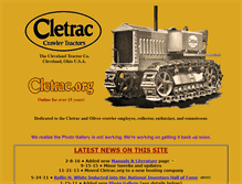Tablet Screenshot of cletrac.org